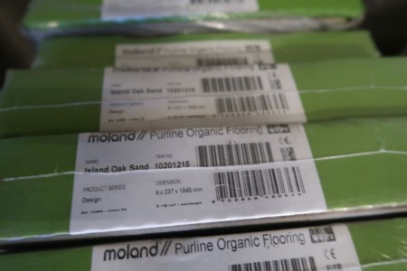 10.95 m2 floor Moland Purline Organic Flooring