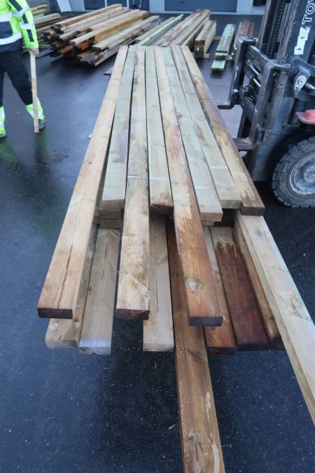 120 meters of timber 50x100 mm