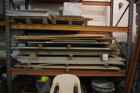 Lot of plasterboard in different sizes.