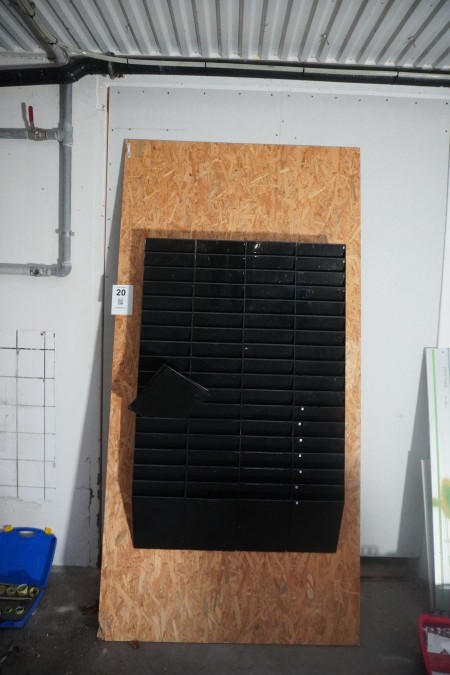 Plywood board with paper holders