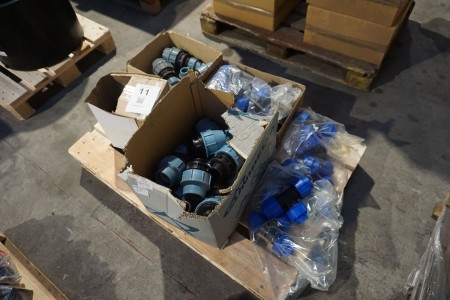 Various transition nipples, compression couplings, etc.