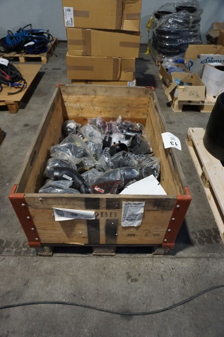 Pallet with various electrical sockets