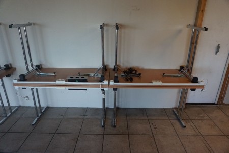 4 pcs. Tables with built-in power