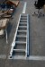 18 step aluminum ladder