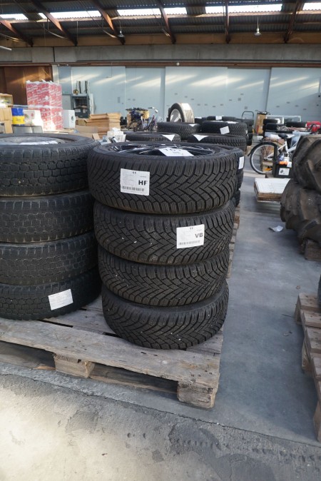 4 pcs. Alloy rims with tires, Continental