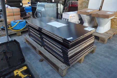 25 pcs. Keflico waterproof boards, plywood