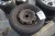 4 pcs. Steel rims with tyres, Goodyear