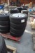 4 pcs. Steel rims with tires, Bridgestone