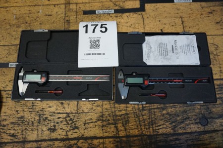 2 pcs. digital caliper, Mahr MarCal 16 ER