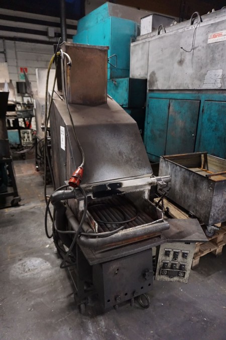 Gas oven for blanks