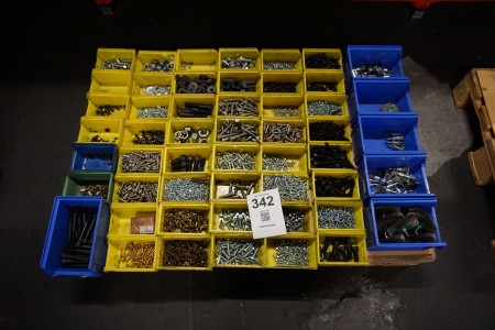 Large batch of bolts, nuts, etc.