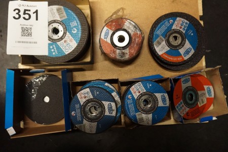 Various cutting/grinding discs