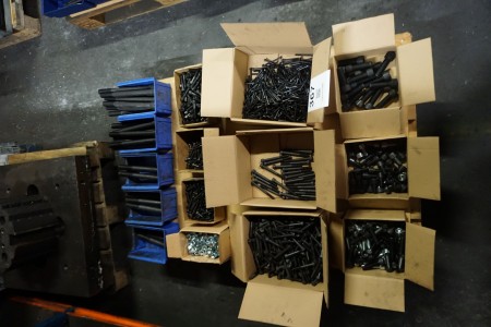 Large lot of bolts & nuts