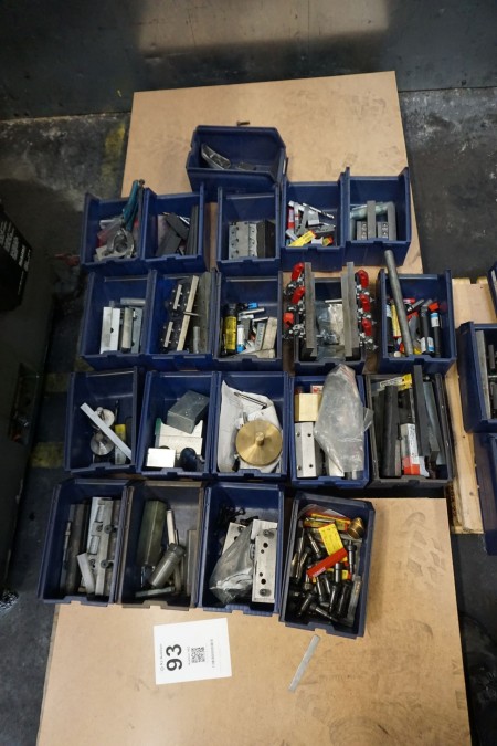 Lots of clamping tools, rivals, etc.