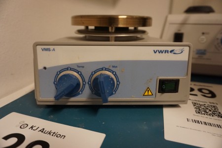 Magnetomrører med varmeplade, VWR VMS