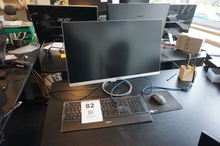 Computerskærm, Acer inkl. tastatur & mus