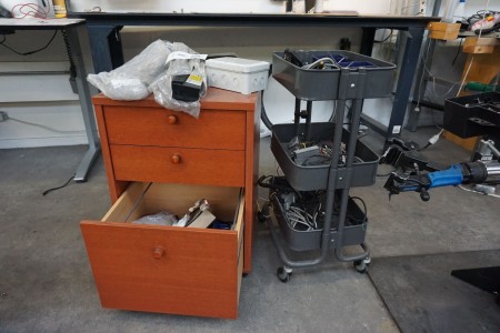 Drawer cassette & workshop trolley with contents