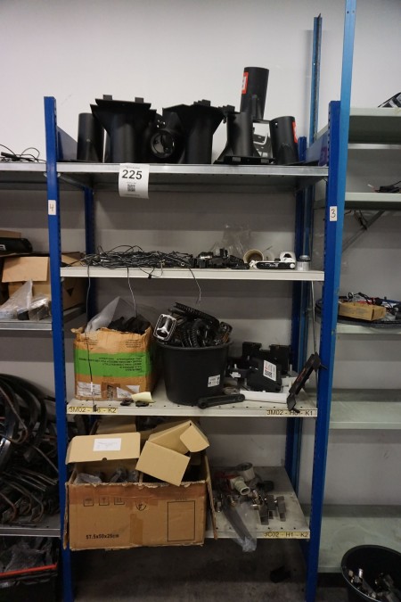 Contents in 1 compartment of various spare parts for electric bicycles