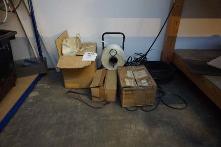 Lot of tapes for tape tensioner trolley