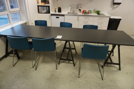 Konferencebord inkl. 6 stk. stole