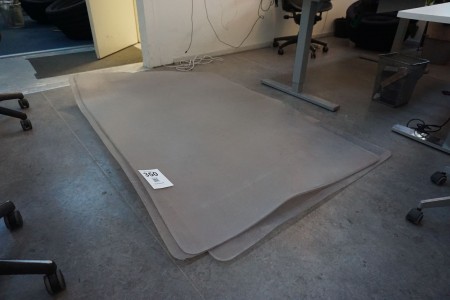 3 pieces. office mats/rolling mats