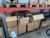 2 pallets with boxes for electrical components