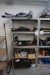 1-bay workshop rack with spare parts for electric bicycles