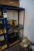 2 pcs. 1-bay workshop shelving with contents