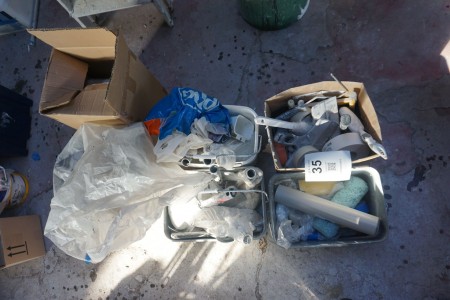 Lot of painting equipment