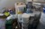 Large batch of paint etc. in the corner
