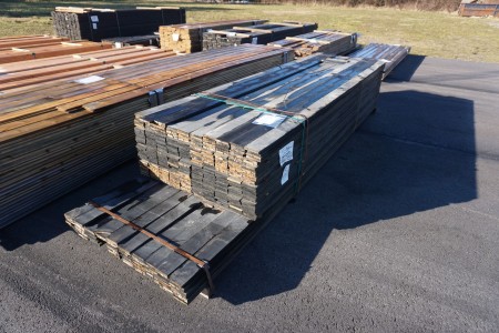 Large lot of fence boards