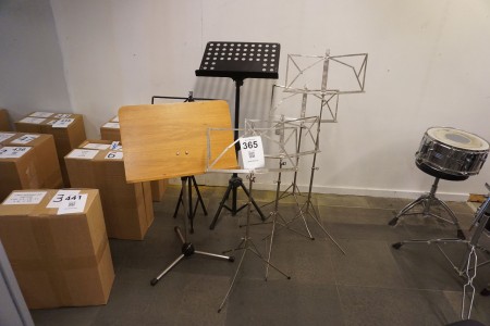 Various music stands