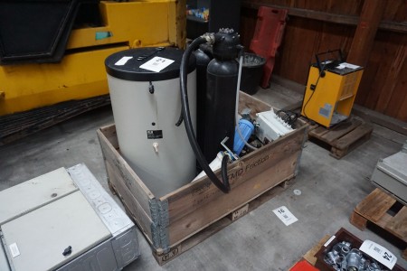 Softening plant, Kinetico incl. Various electric motors