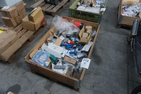 Pallet with various tools