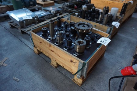 Lot of tool holders