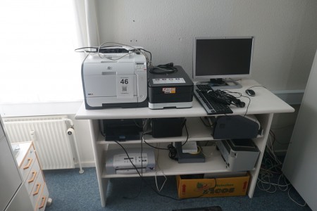 7 pcs. Printers, HP and Brother