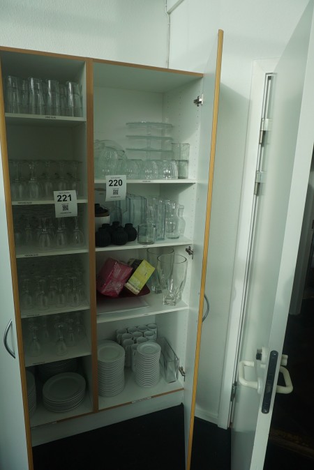 Contents in cupboard