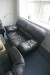 Sofa group, leather, incl. Coffee table