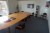 Conference table incl. 13 pcs. Chairs, + 3 pcs. Lamps + projector