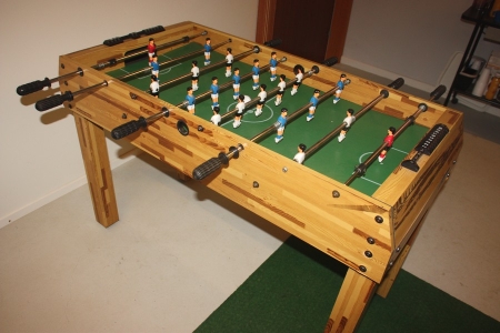 Table football, surface app. 120 x 60 cm