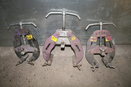 3 Ultra Clamp tube clamps for fitting with various adjustment options, 2"-6" (50-150mm)