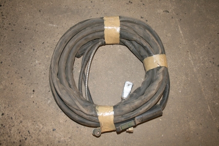 Migatronic TIG hose, water cooled, 8 meters