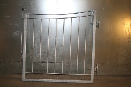 Galvanized garden fence with adjustable hinges for wall / post, dimention 1040x1040 mm