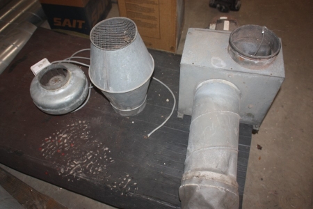 2 fan motors + ventilation hood