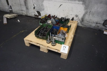 Large batch of bolts, tensioning tools, etc.
