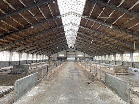 Large lot of stables for cows
