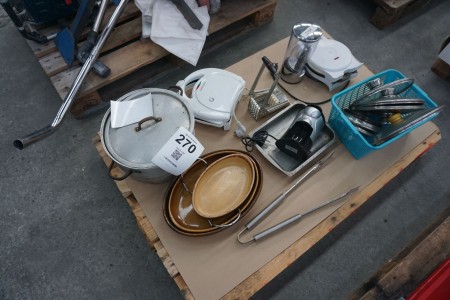 Various kitchen equipment