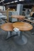 3 pieces. Round tables
