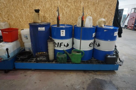Waste bin incl. Various barrels