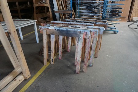 9 Stk. Arbeitsbock aus Holz
